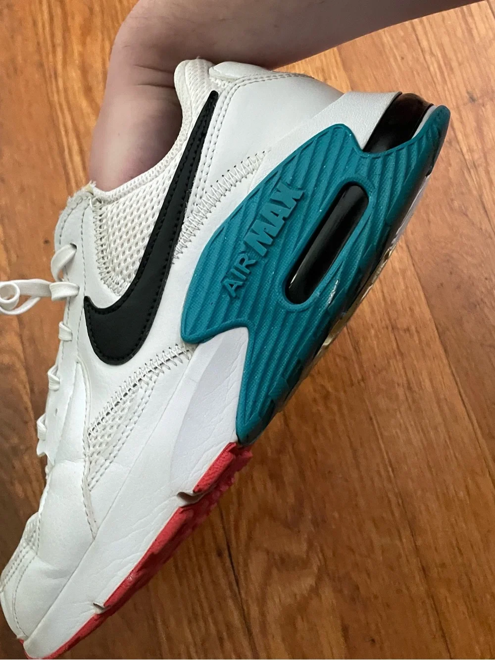 Nike Air White and Black Low-Top Sneakers